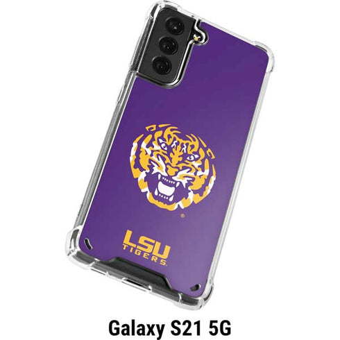Louisiana State University - LSU Purple Tiger Mascot Galaxy S21 5G Clear Case