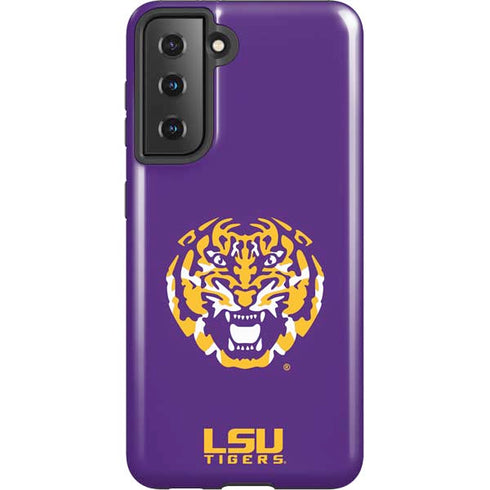 LSU Purple Tiger Mascot Galaxy S21 5G Pro Case