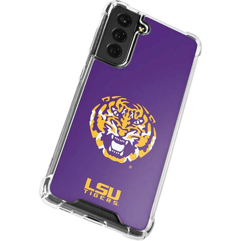 Louisiana State University - LSU Purple Tiger Mascot Galaxy S21 FE Clear Case