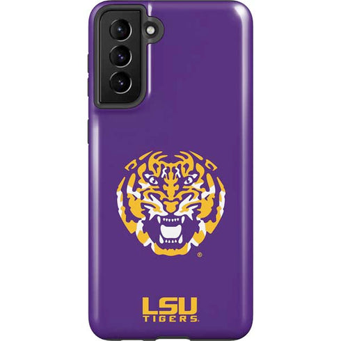 LSU Purple Tiger Mascot Galaxy S21 Plus 5G Pro Case