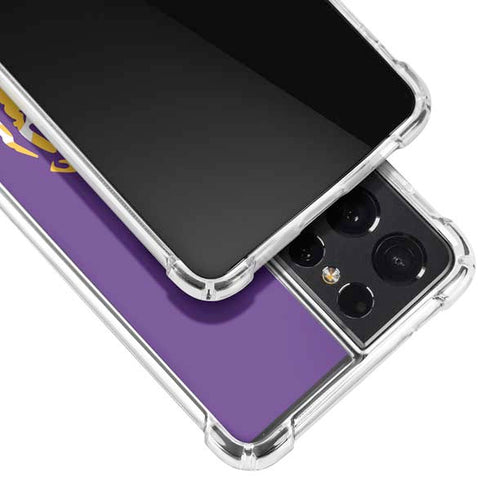 Louisiana State University - LSU Purple Tiger Mascot Galaxy S21 Ultra 5G Clear Case