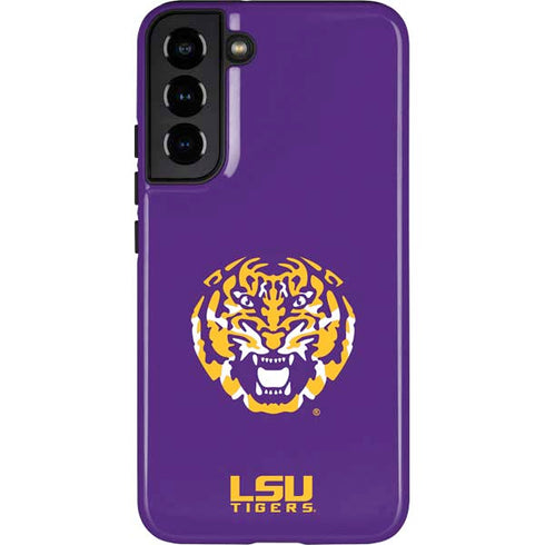 LSU Purple Tiger Mascot Galaxy S22 Plus Pro Case