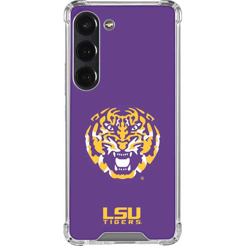 Louisiana State University - LSU Purple Tiger Mascot Galaxy S23 Clear Case