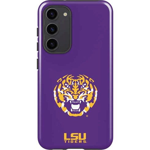 LSU Purple Tiger Mascot Galaxy S23 Plus Pro Case