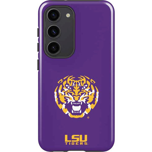 LSU Purple Tiger Mascot Galaxy S23 Pro Case
