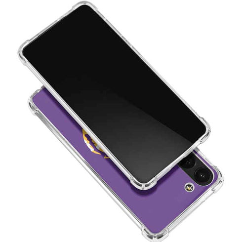 LSU Purple Tiger Mascot Galaxy S24 FE Clear Case