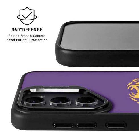 LSU Purple Tiger Mascot Galaxy S24 Kickstand Case