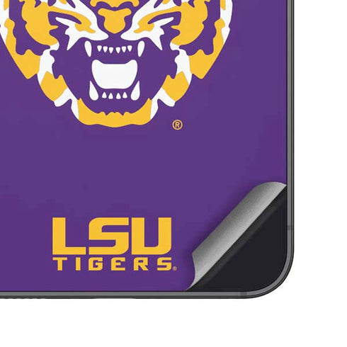 LSU Purple Tiger Mascot Galaxy S25 Plus Skin
