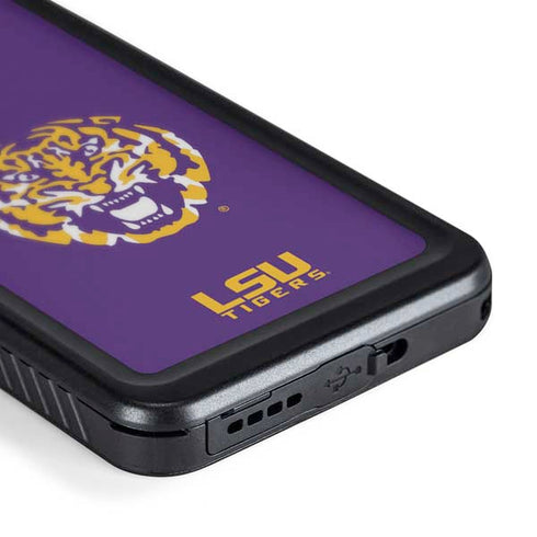 LSU Purple Tiger Mascot Galaxy S24 Plus Waterproof Case