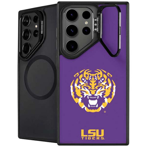 LSU Purple Tiger Mascot Galaxy S25 Ultra Kickstand Case