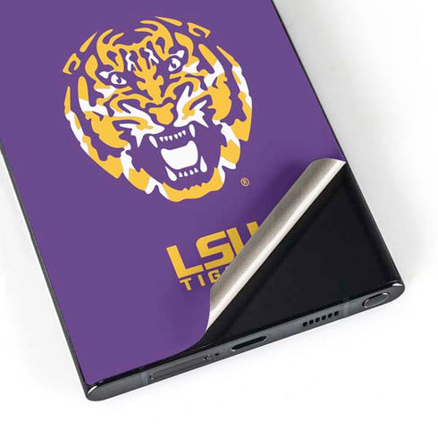 LSU Purple Tiger Mascot Galaxy S25 Ultra Skin
