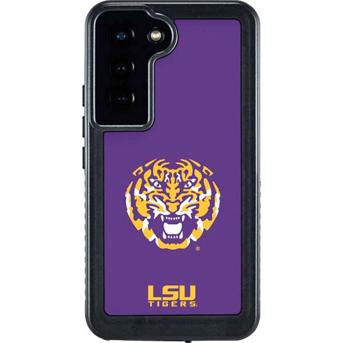 LSU Purple Tiger Mascot Galaxy S24 Waterproof Case
