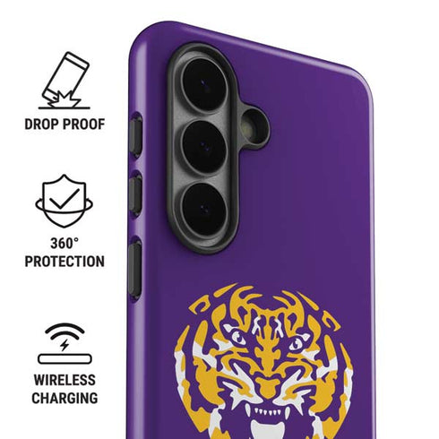 LSU Purple Tiger Mascot Galaxy S26 Plus Impact Case