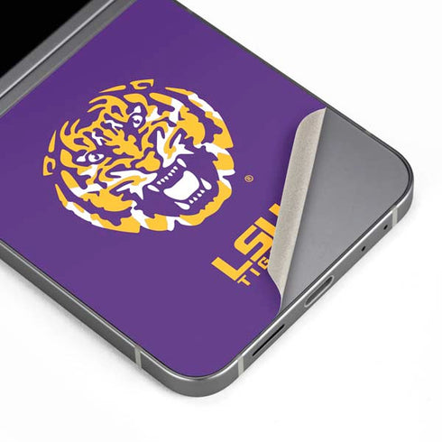 LSU Purple Tiger Mascot Galaxy Z Flip6 Skin