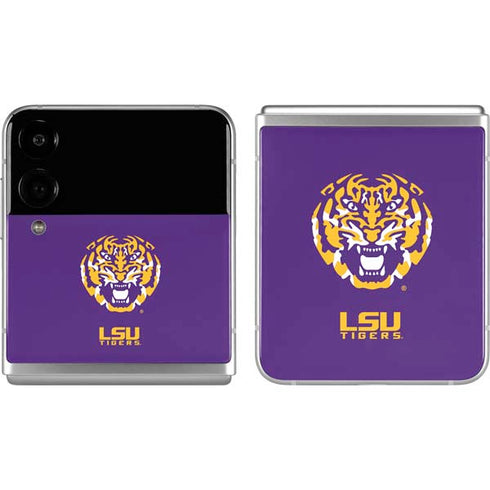 Louisiana State University - LSU Purple Tiger Mascot Galaxy Z Flip4 5G Skin