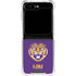 LSU Purple Tiger Mascot Galaxy Z Flip6 Clear Case
