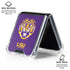 LSU Purple Tiger Mascot Galaxy Z Flip6 Clear Case