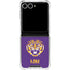 LSU Purple Tiger Mascot Galaxy Z Flip7 Clear Case