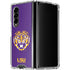 Louisiana State University - LSU Purple Tiger Mascot Galaxy Z Fold4 5G Clear Case