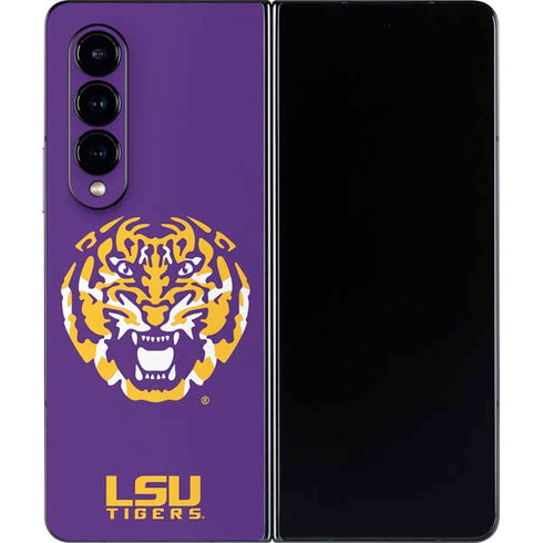 Louisiana State University - LSU Purple Tiger Mascot Galaxy Z Fold4 5G Skin