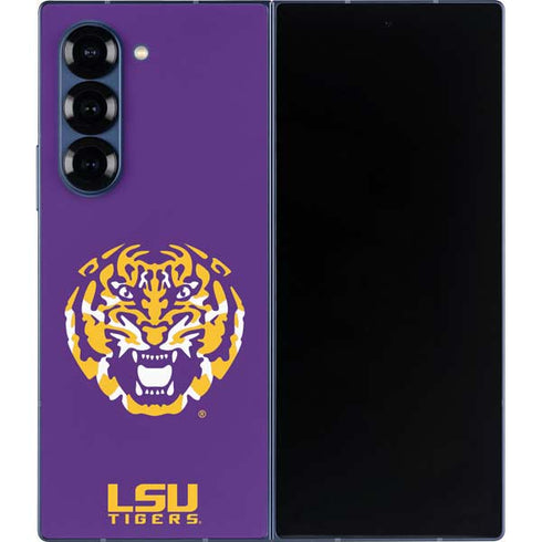 LSU Purple Tiger Mascot Galaxy Z Fold6 Skin
