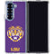 LSU Purple Tiger Mascot Galaxy Z Fold7 Clear Case