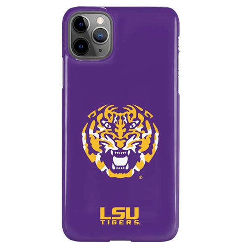 LSU Purple Tiger Mascot iPhone Cases