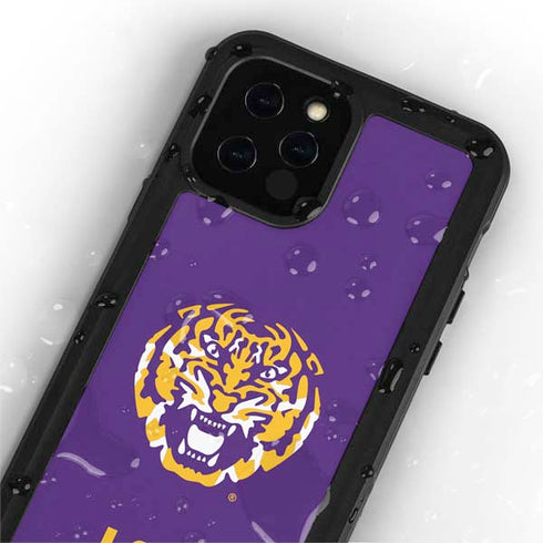 Louisiana State University - LSU Purple Tiger Mascot iPhone 12 Pro Waterproof Case