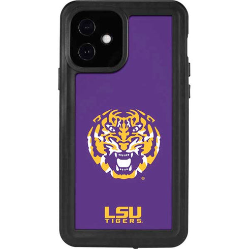 Louisiana State University - LSU Purple Tiger Mascot iPhone 12 Waterproof Case