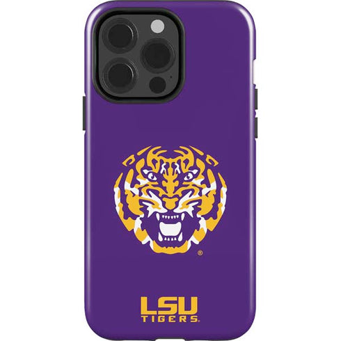 LSU Purple Tiger Mascot iPhone 13 Pro Impact Case