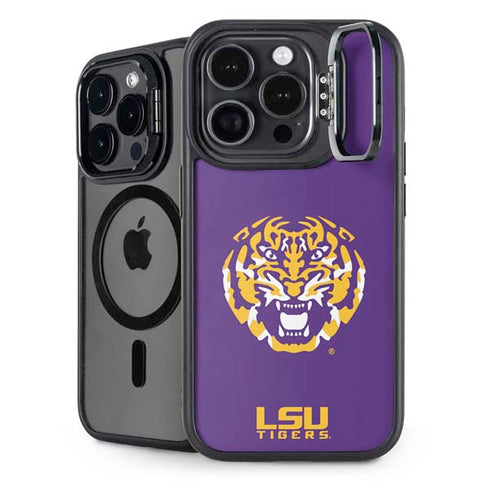 LSU Purple Tiger Mascot iPhone 13 Pro Max Kickstand Case