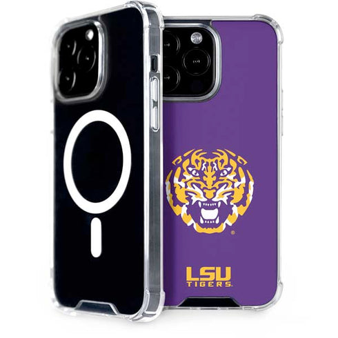 LSU Purple Tiger Mascot iPhone Cases