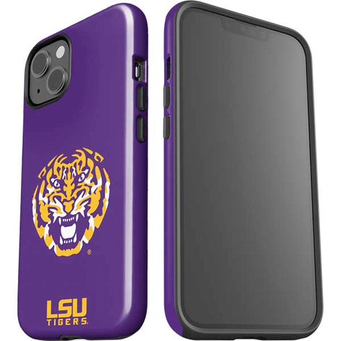 LSU Purple Tiger Mascot iPhone 14 Impact Case