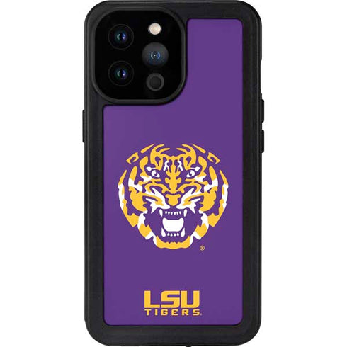 Louisiana State University - LSU Purple Tiger Mascot iPhone 14 Pro Max Waterproof Case