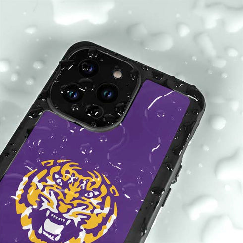 Louisiana State University - LSU Purple Tiger Mascot iPhone 14 Pro Max Waterproof Case