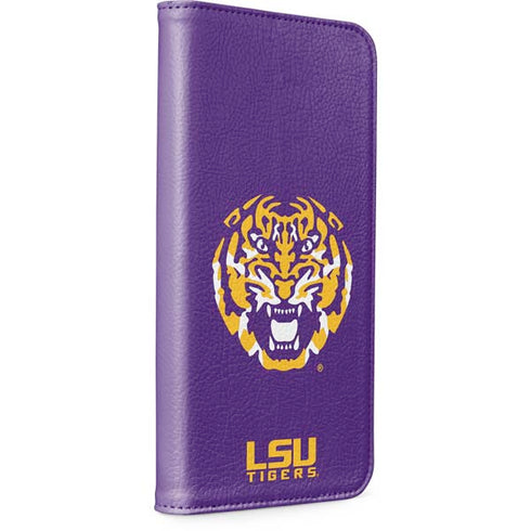 LSU Purple Tiger Mascot iPhone 15 Folio Case