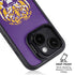 LSU Purple Tiger Mascot iPhone 15 Plus Kickstand Case