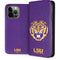 LSU Purple Tiger Mascot iPhone 15 Pro Max Folio Case