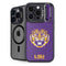LSU Purple Tiger Mascot iPhone 15 Pro Max Kickstand Case