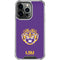 LSU Purple Tiger Mascot iPhone 16 Pro Clear Case