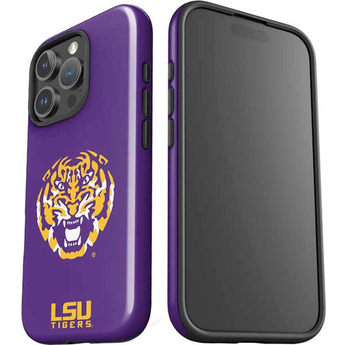 LSU Purple Tiger Mascot iPhone 16 Pro Impact Case