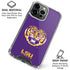 LSU Purple Tiger Mascot iPhone 16 Pro Max Clear Case
