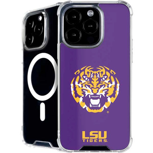 LSU Purple Tiger Mascot iPhone 16 Pro Max MagSafe Case