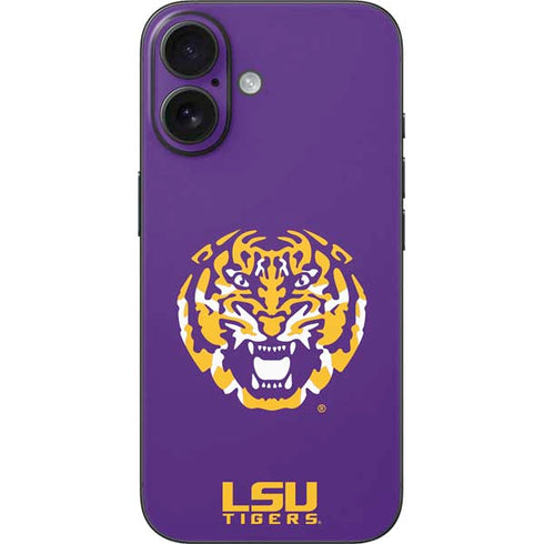 LSU Purple Tiger Mascot iPhone 16 Skin