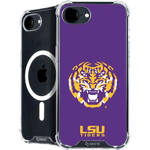 LSU Purple Tiger Mascot iPhone 16e MagSafe Case