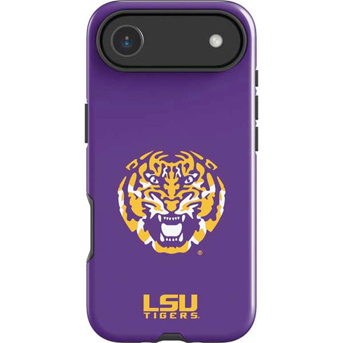 LSU Purple Tiger Mascot iPhone 17 Air Impact Case