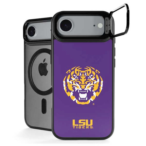LSU Purple Tiger Mascot iPhone 17 Air Kickstand Case