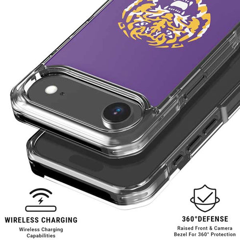 LSU Purple Tiger Mascot iPhone 17 Air MagSafe Case