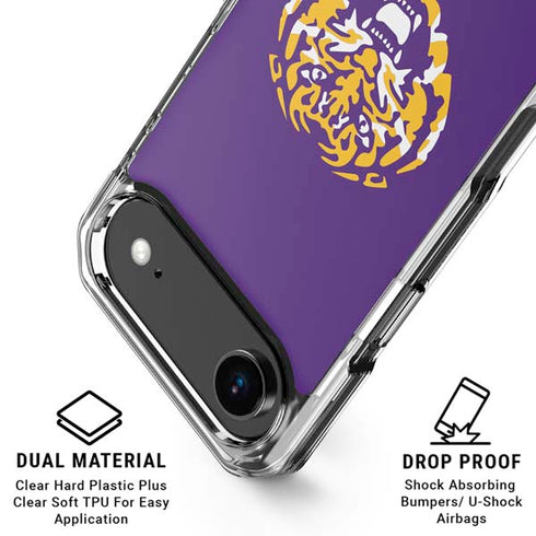 LSU Purple Tiger Mascot iPhone 17 Air MagSafe Case