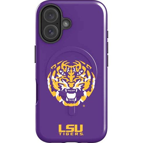 LSU Purple Tiger Mascot iPhone 17 Magsafe Impact Case